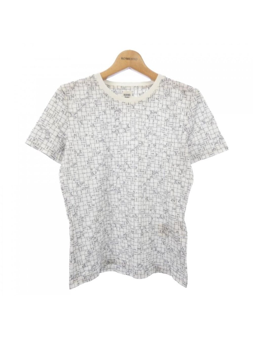 Hermes Bolduc AU Carre Check T-Shirt
